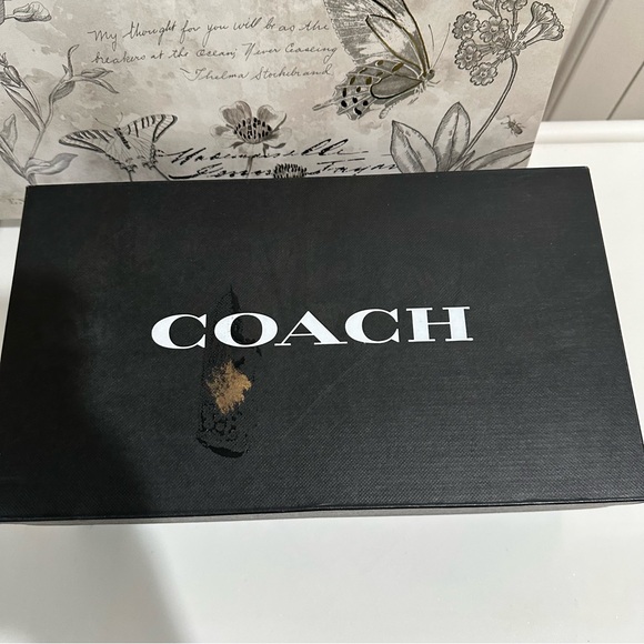 Coach Crosby Turnlock Driver Black Pebbled Leather Shoe Women's Size 9.5B G2672 - Picture 14 of 14